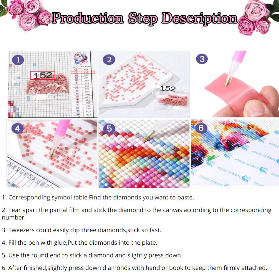 Triptych Diamond Art Mosaic Sp - مراجعة Embroidery Rose Stitch وسعره