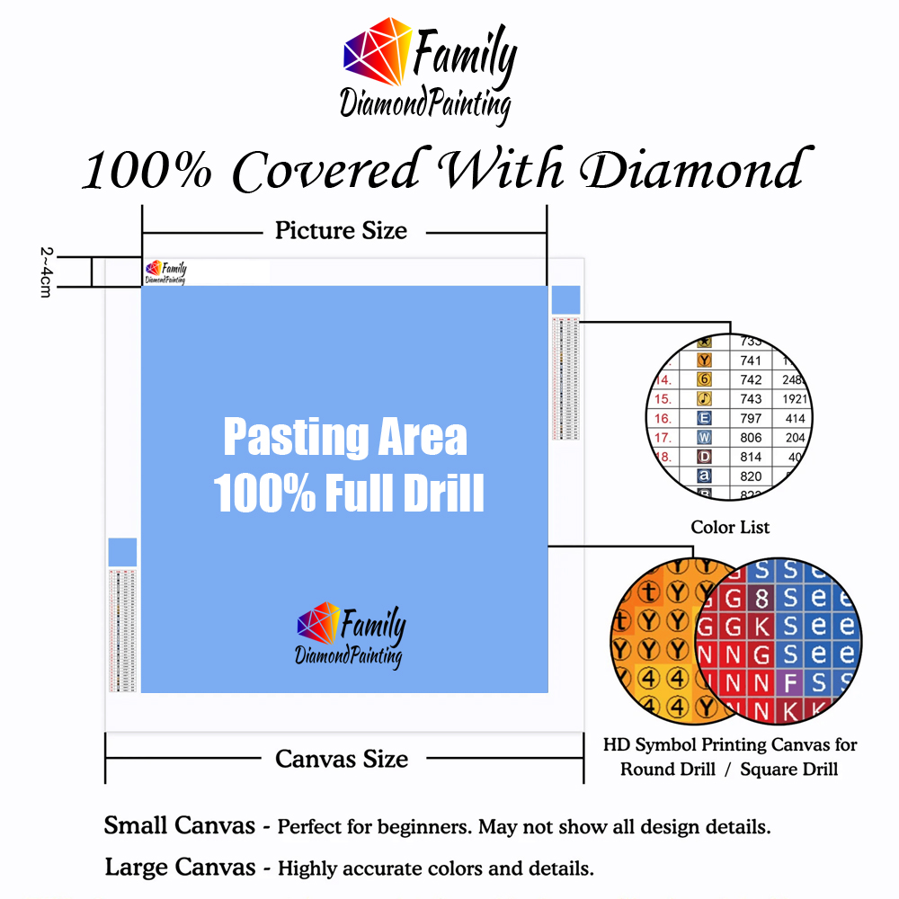 Diamond Painting Family Full F - مراجعة Embroidery Egg وسعره