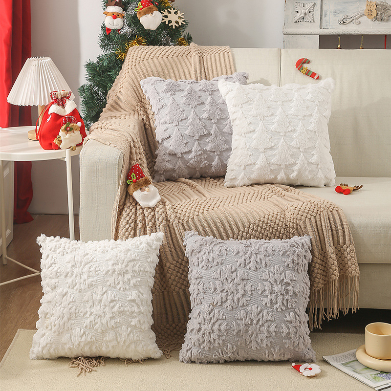 45x45cm Christmas Snowflake Em - مراجعة Embroidery Xmas Decorations وسعره