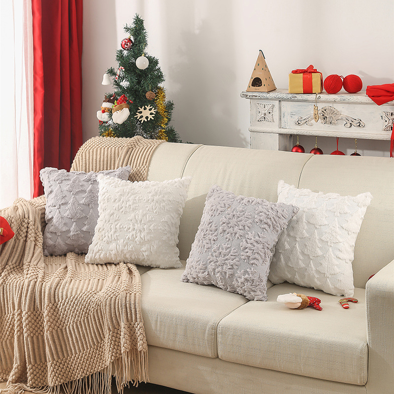 45x45cm Christmas Snowflake Em - مراجعة Embroidery Xmas Decorations وسعره