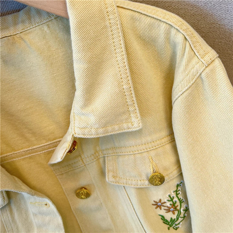 Korean Vintage Flower Embroide - مراجعة Embroidery Yellow وسعره