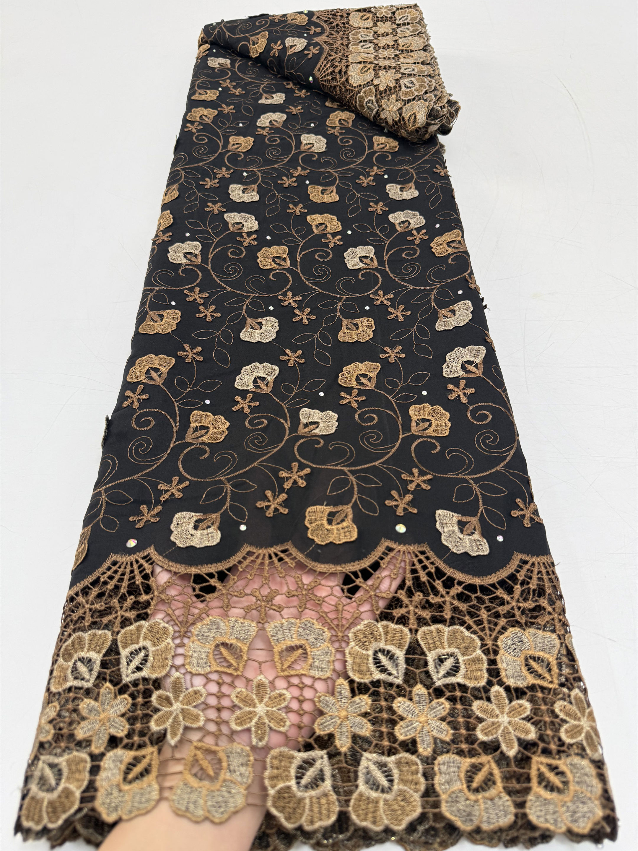 African Swiss Voile Lace In Sw - مراجعة Embroidery Web وسعره
