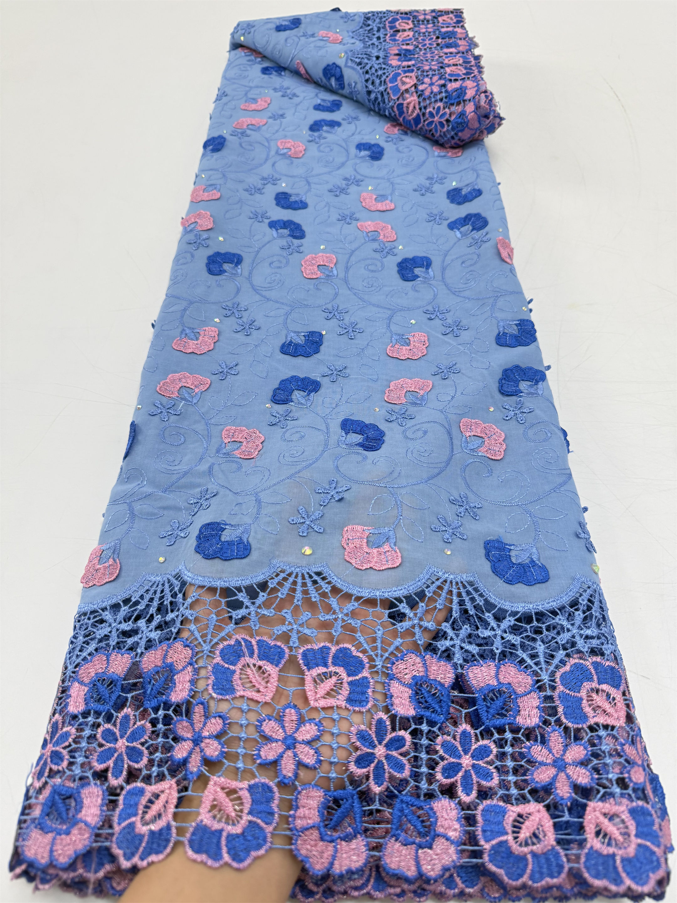 African Swiss Voile Lace In Sw - مراجعة Embroidery Web وسعره