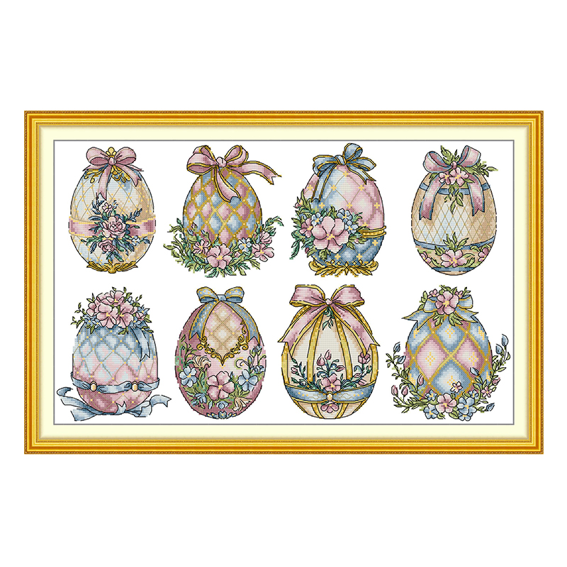 Easter-decorated Eggs Patterns - مراجعة Embroidery Egg وسعره