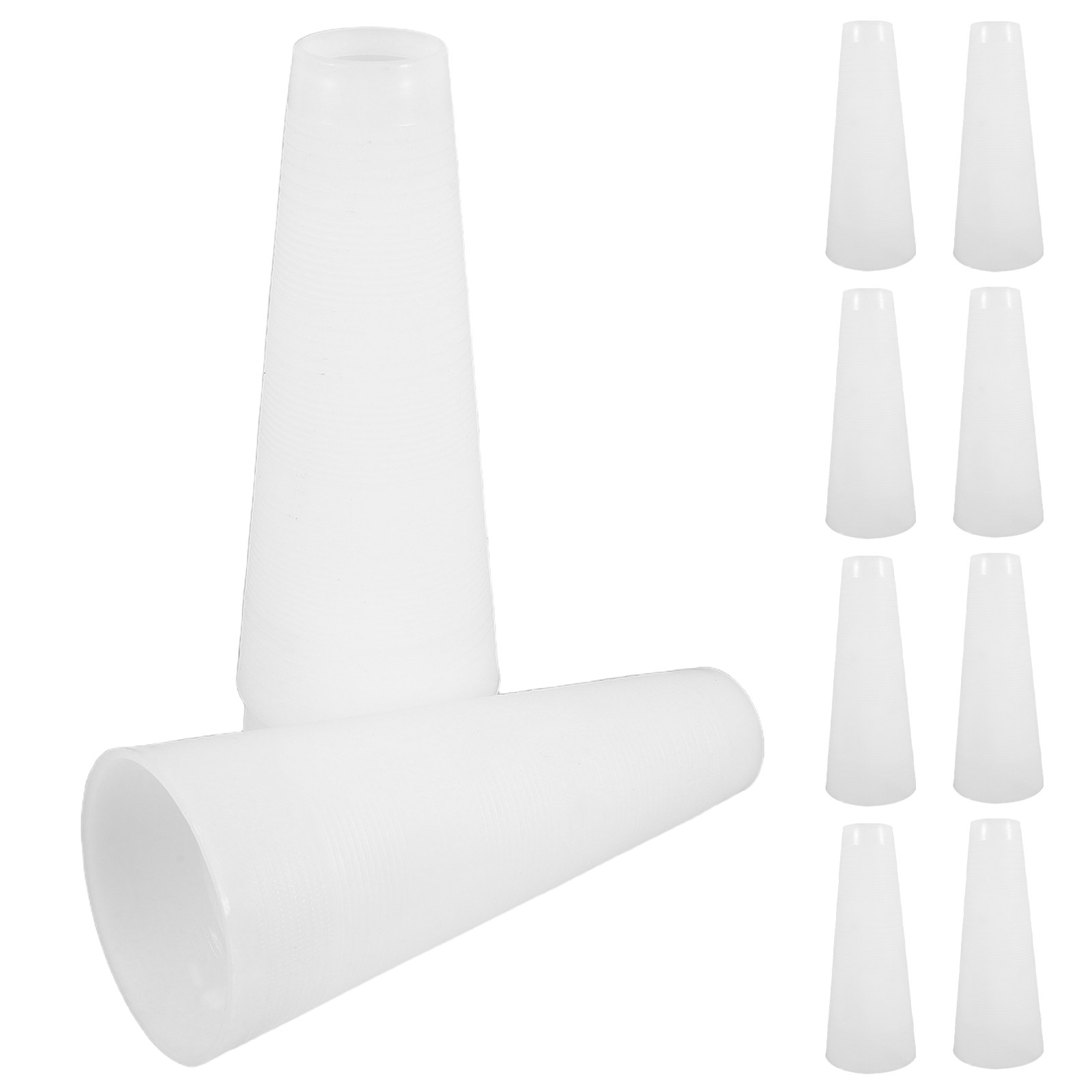 10Pcs Plastic Yarn Cones Taper - مراجعة Embroidery Thread Yarn وسعره