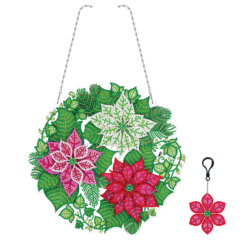 Christmas Wreath with LED Ligh - مراجعة Embroidery Xmas Decorations وسعره
