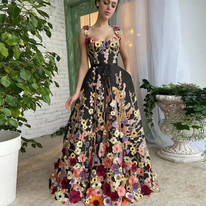 Women's Three-dimensional Flow - مراجعة Embroidery Zara وسعره