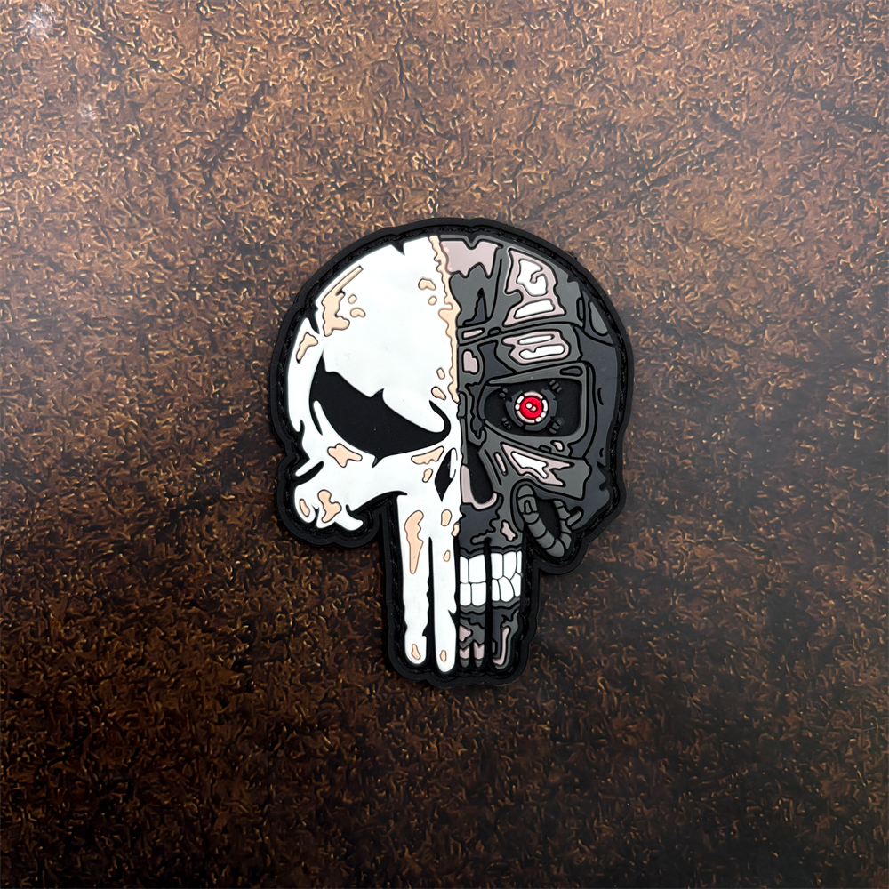 A Dark Skull Pvc Sticker Patch - مراجعة Embroidery Effect وسعره