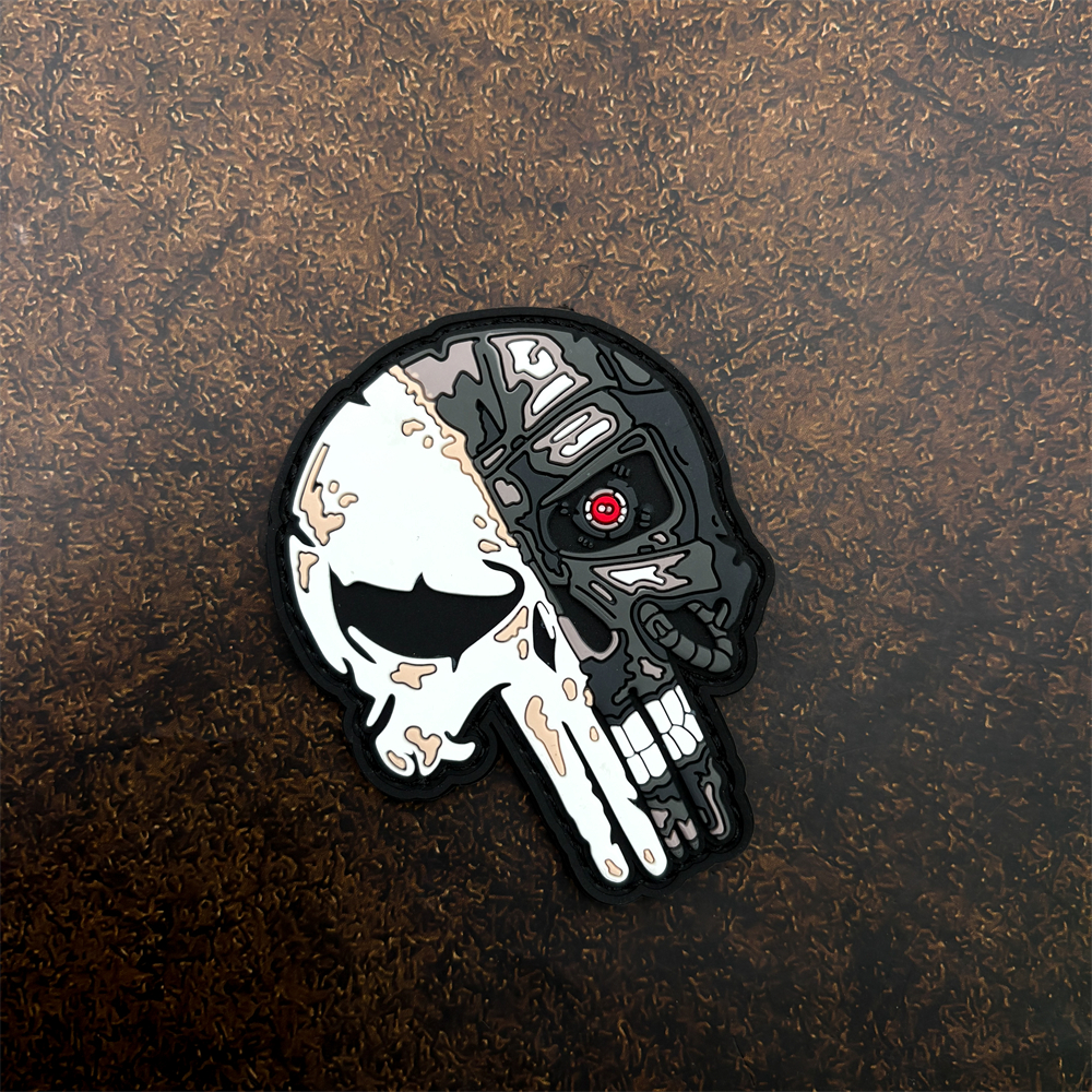 A Dark Skull Pvc Sticker Patch - مراجعة Embroidery Effect وسعره