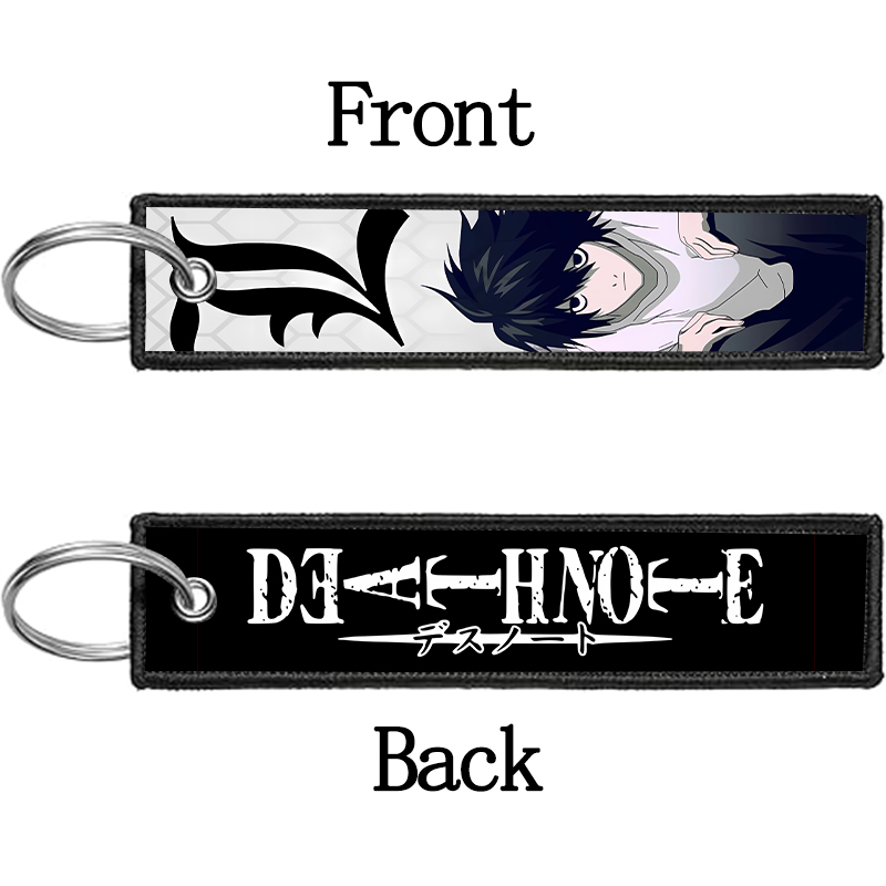 Death Note Ryuuku Ryuk Rem Emb - مراجعة Embroidery Keychain وسعره