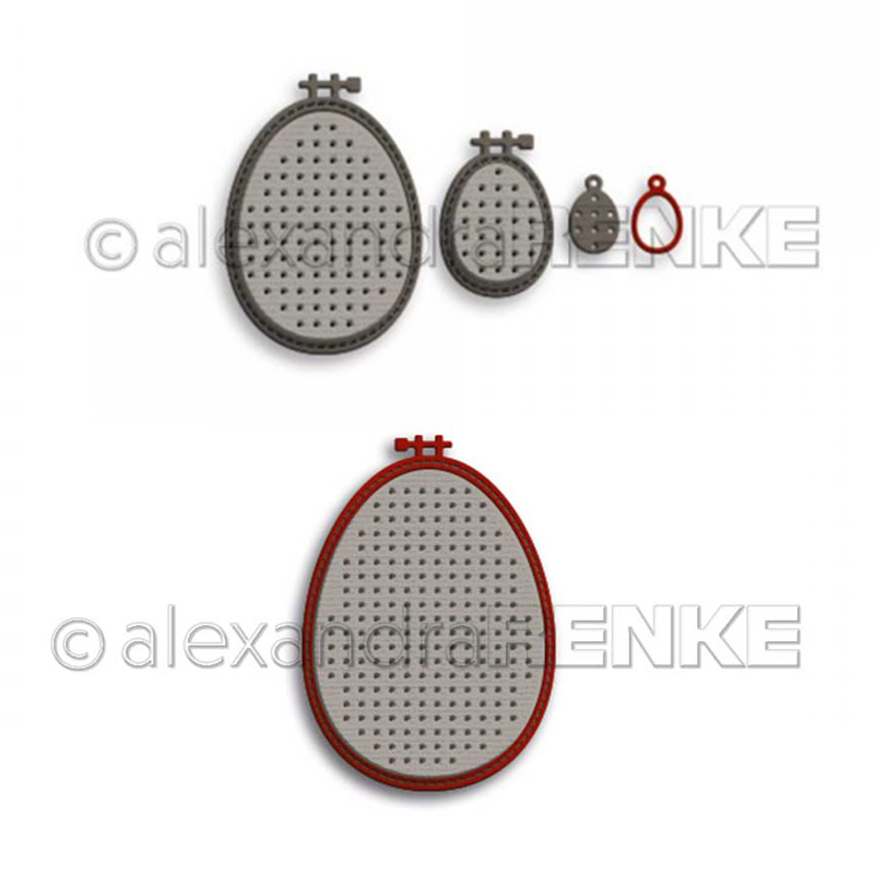 Piggy Craft metal cutting dies - مراجعة Embroidery Egg وسعره