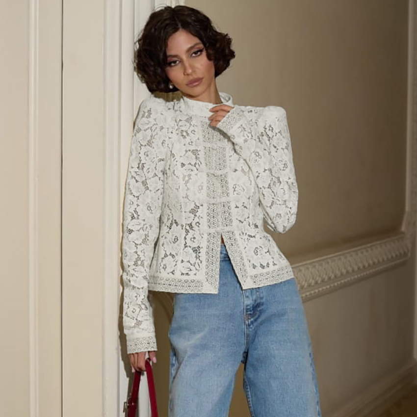 Linad Elegant Embroidery Puff  - مراجعة Embroidery Online وسعره