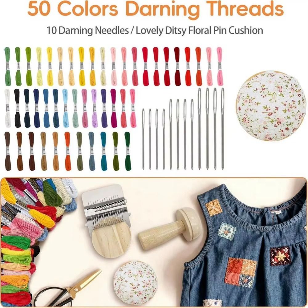 DIY Crafts Sock Darning Kit Eg - مراجعة Embroidery Egg وسعره