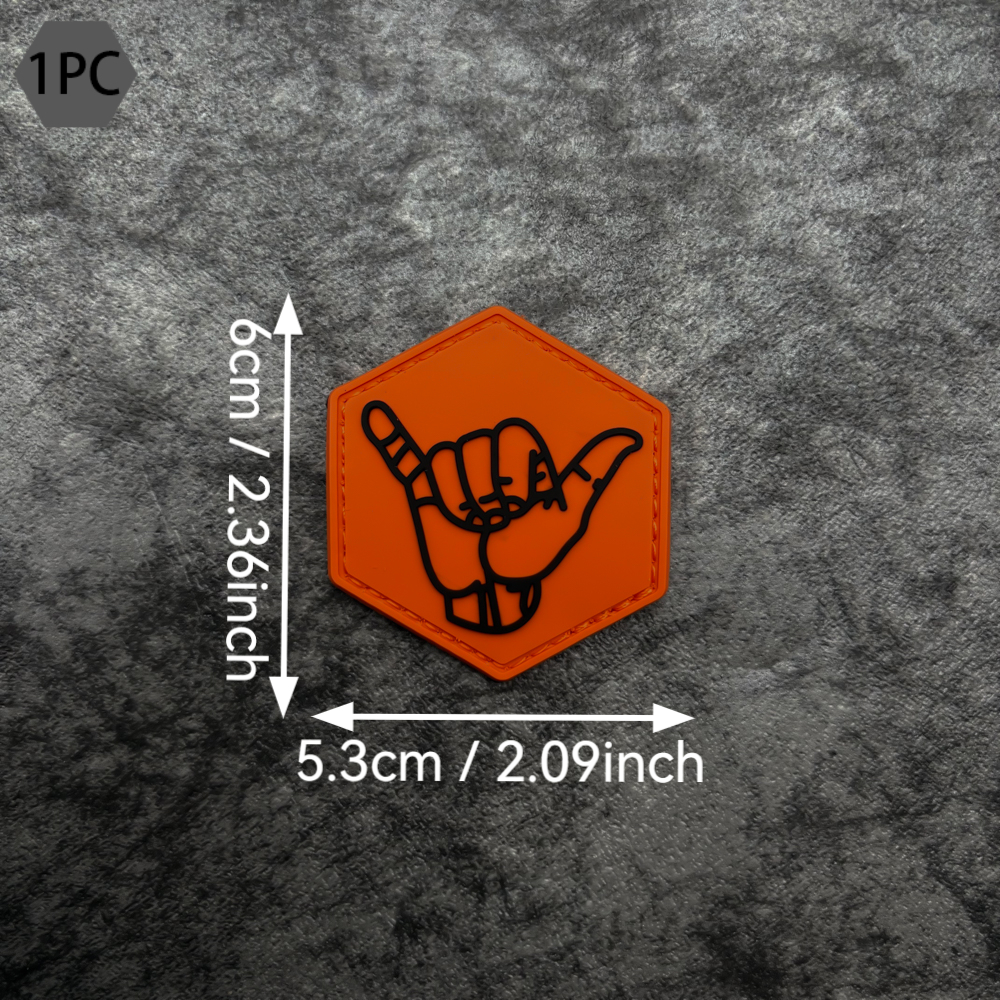 One Gesture Pattern Pvc Patch  - مراجعة Embroidery Effect وسعره