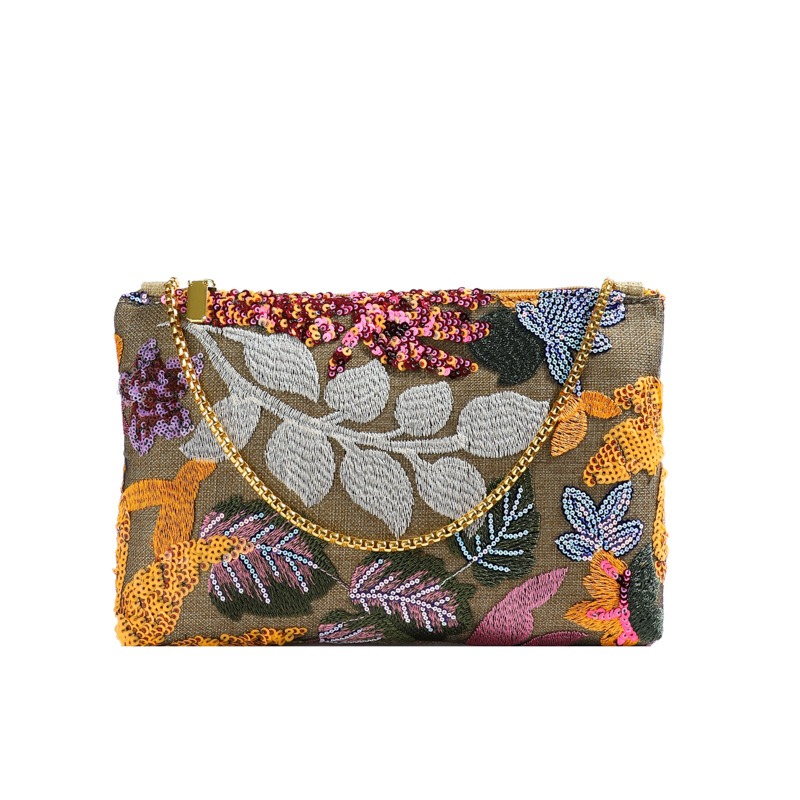 Sequins Embroidery Clutch Bag  - مراجعة Embroidery Bali وسعره