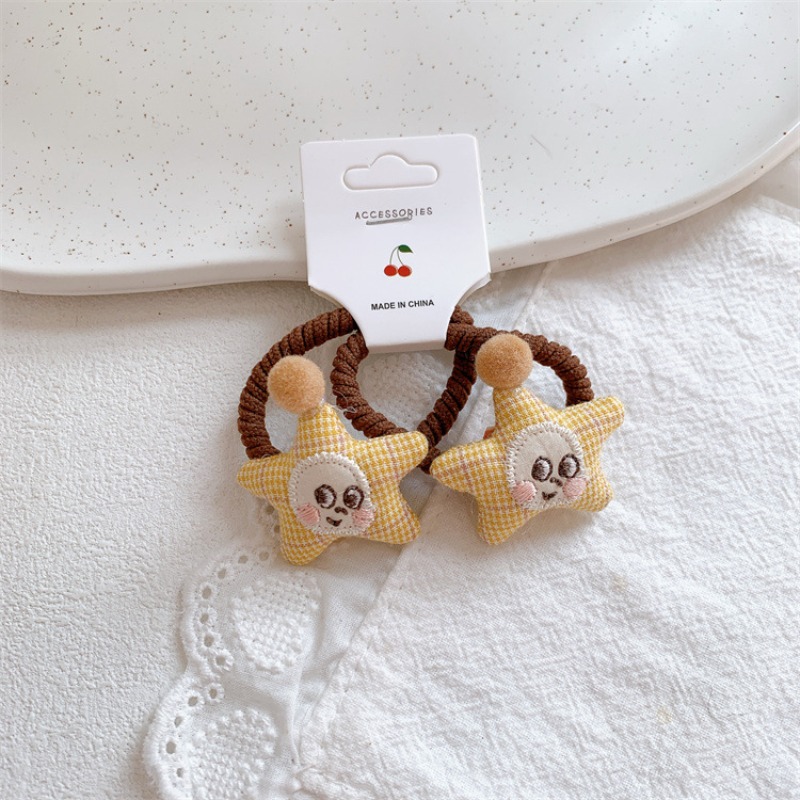 Yellow Plaid Hair Clips and Sc - مراجعة Embroidery Yellow وسعره