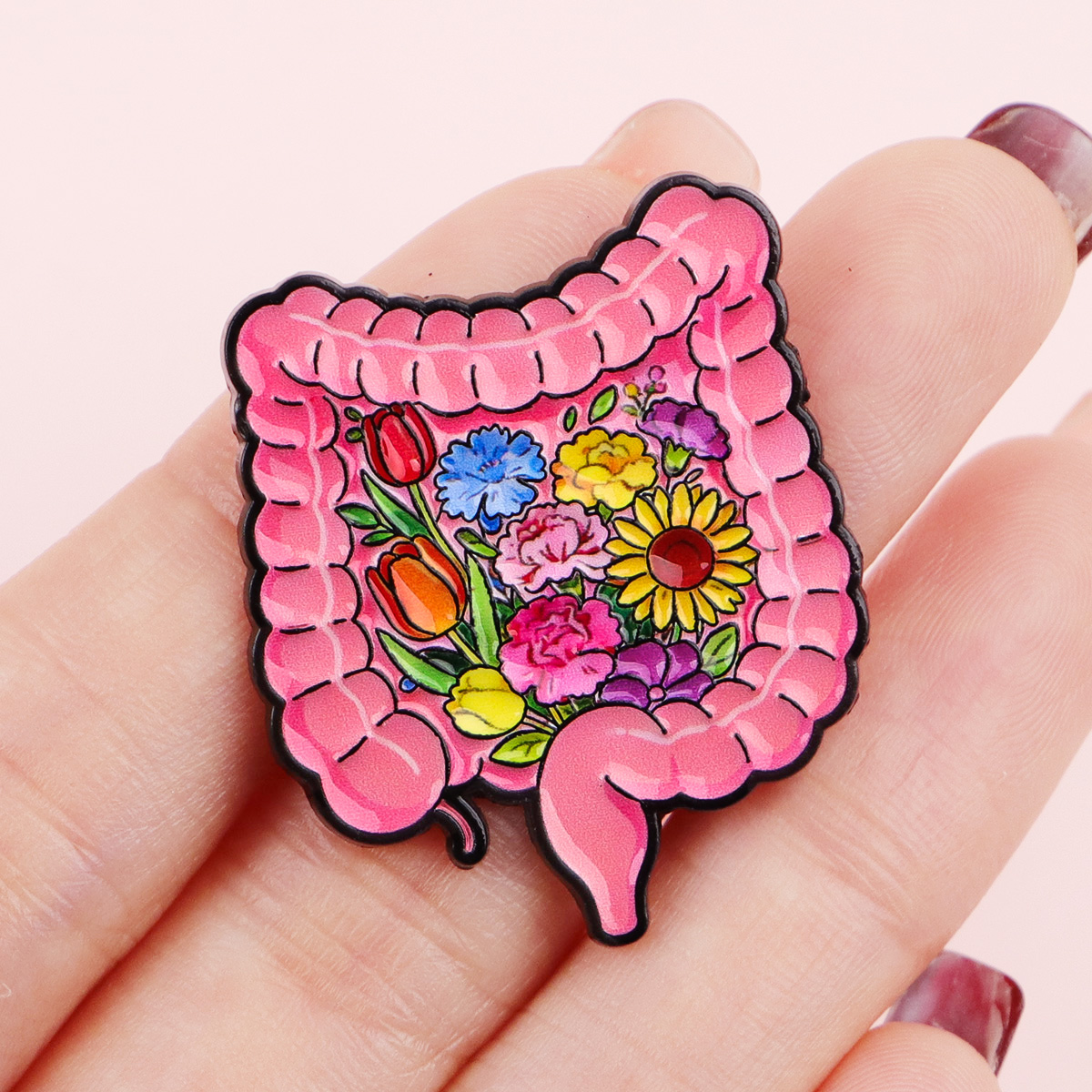 Brain Enamel Pin Medical Badge - مراجعة Embroidery Illustration وسعره