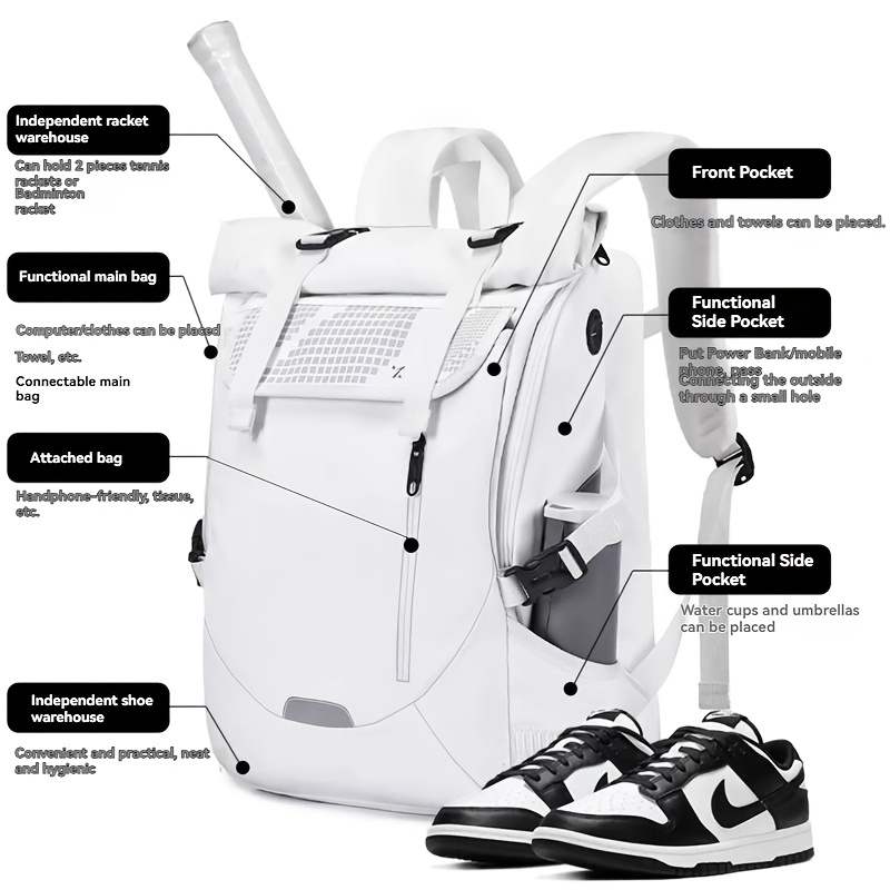 Badminton bag, tennis fitness  - مراجعة Embroidery Fashion وسعره