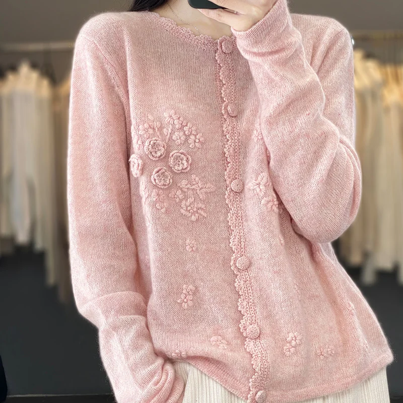 Women's 100% Pure Cashmere Car - مراجعة Embroidery Thread Yarn وسعره