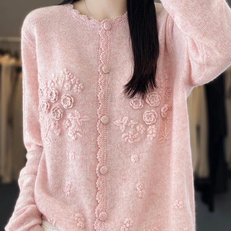 Women's 100% Pure Cashmere Car - مراجعة Embroidery Thread Yarn وسعره