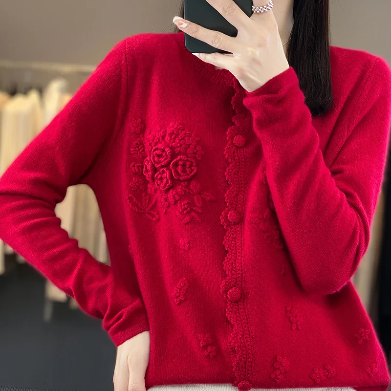 Women's 100% Pure Cashmere Car - مراجعة Embroidery Thread Yarn وسعره