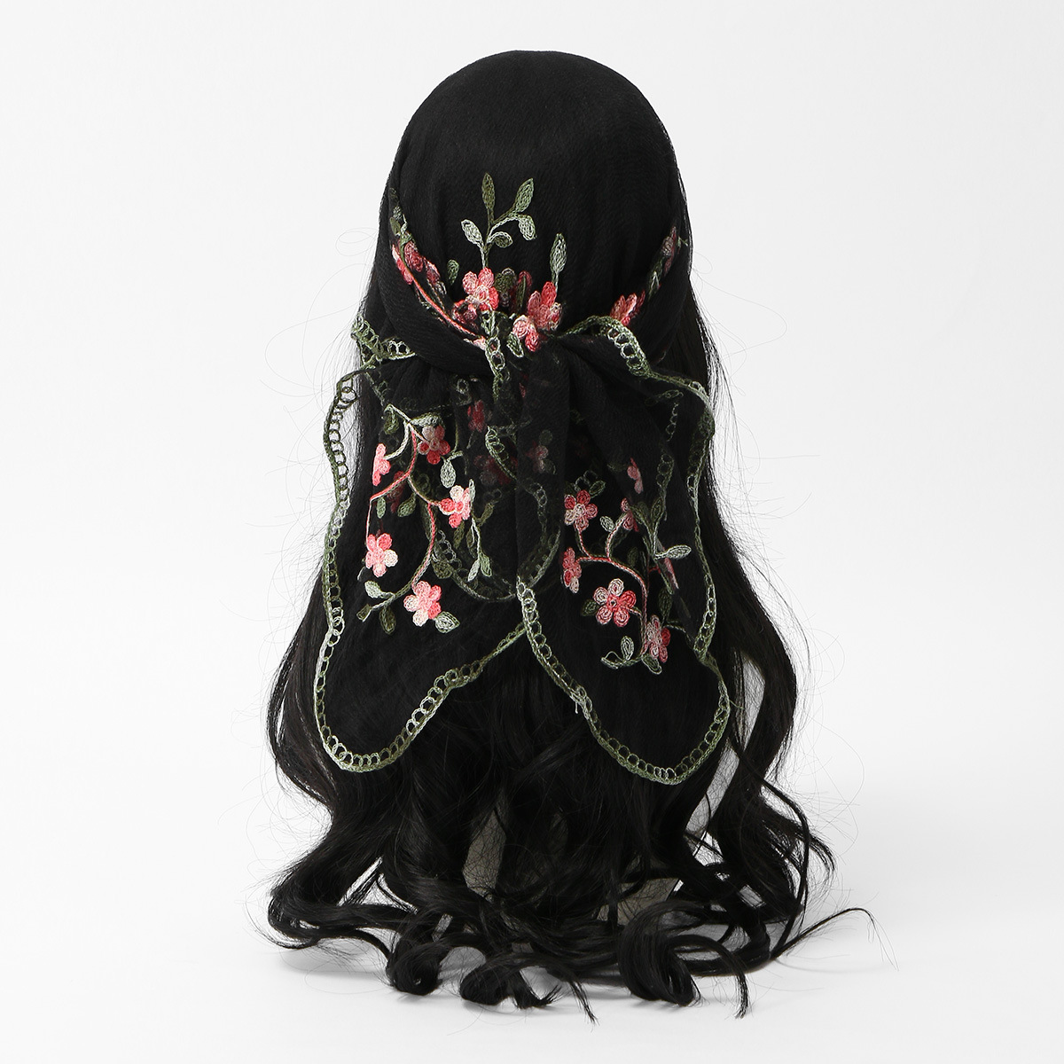 Square Scarf Plum Blossom Embr - مراجعة Embroidery Zara وسعره