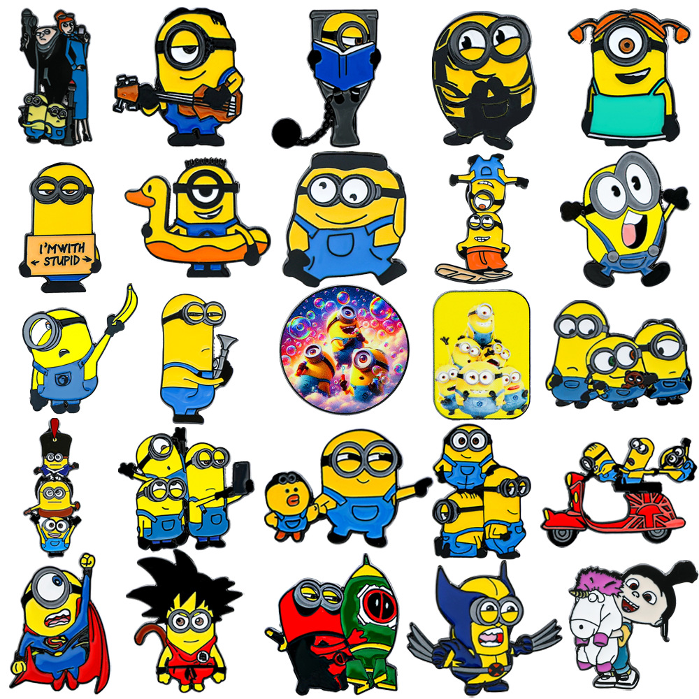 Minions Metal Badge, European  - مراجعة Embroidery Illustration وسعره