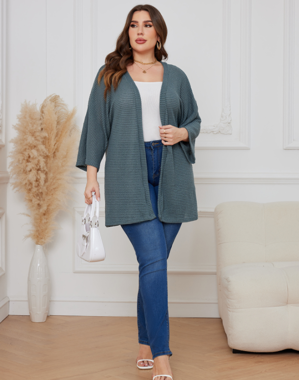 Oversized casual cardigan, wom - مراجعة Embroidery Online وسعره
