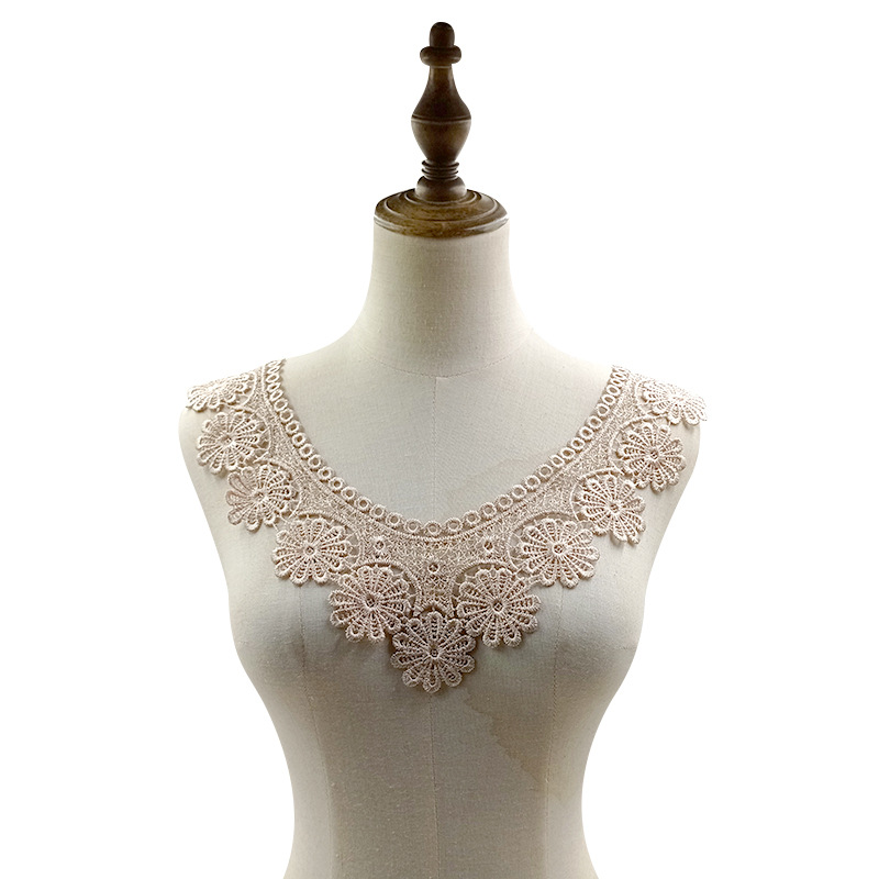 Water-soluble lace collar flow - مراجعة Embroidery Web وسعره