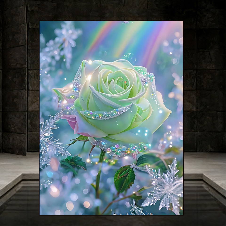 DIY Diamond Painting Art New 2 - مراجعة Embroidery Rose Stitch وسعره