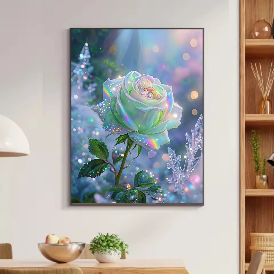 DIY Diamond Painting Art New 2 - مراجعة Embroidery Rose Stitch وسعره