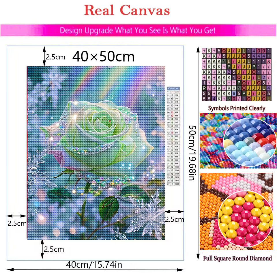 DIY Diamond Painting Art New 2 - مراجعة Embroidery Rose Stitch وسعره