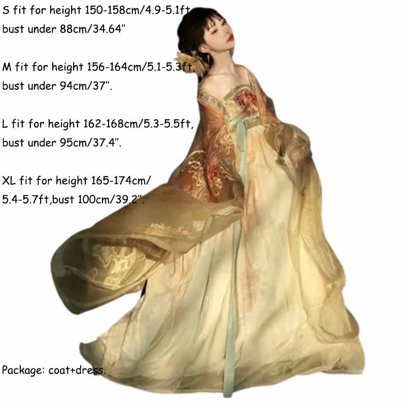 Women's Traditional Chinese Ha - مراجعة Embroidery Yellow وسعره