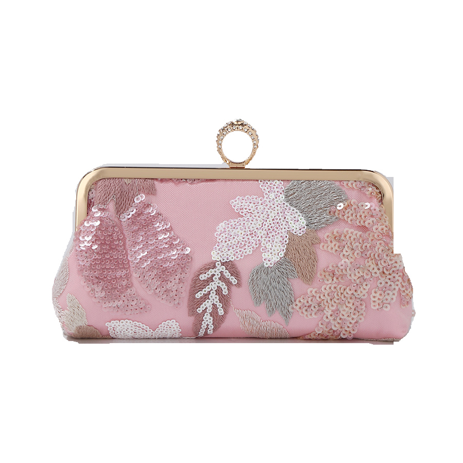 Sequins Embroidery Clutch Bag  - مراجعة Embroidery Bali وسعره