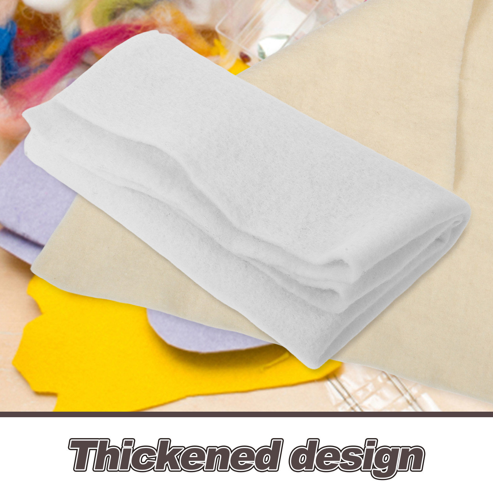 2Pcs Wool Felt Sheets Stiffene - مراجعة Felt Sheet Wool وسعره