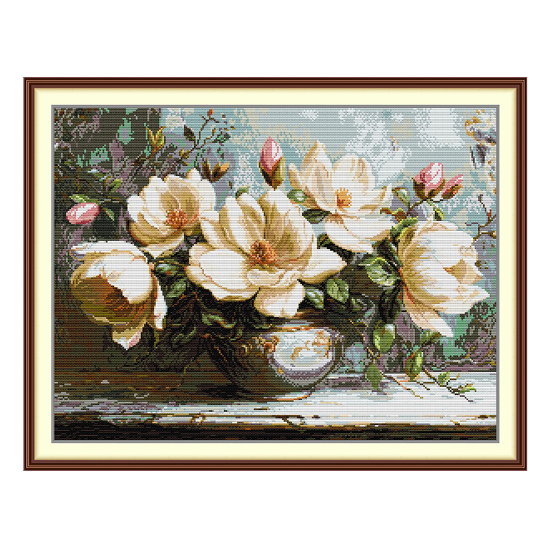 The Mysterious Magnolia Patter - مراجعة Embroidery X Stitch وسعره