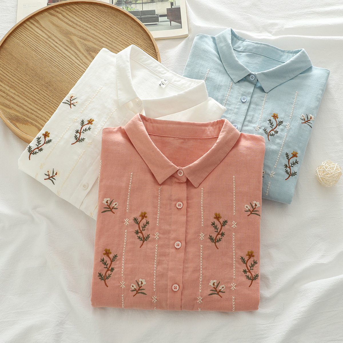 100% Cotton yarn white blue pi - مراجعة Embroidery Thread Yarn وسعره