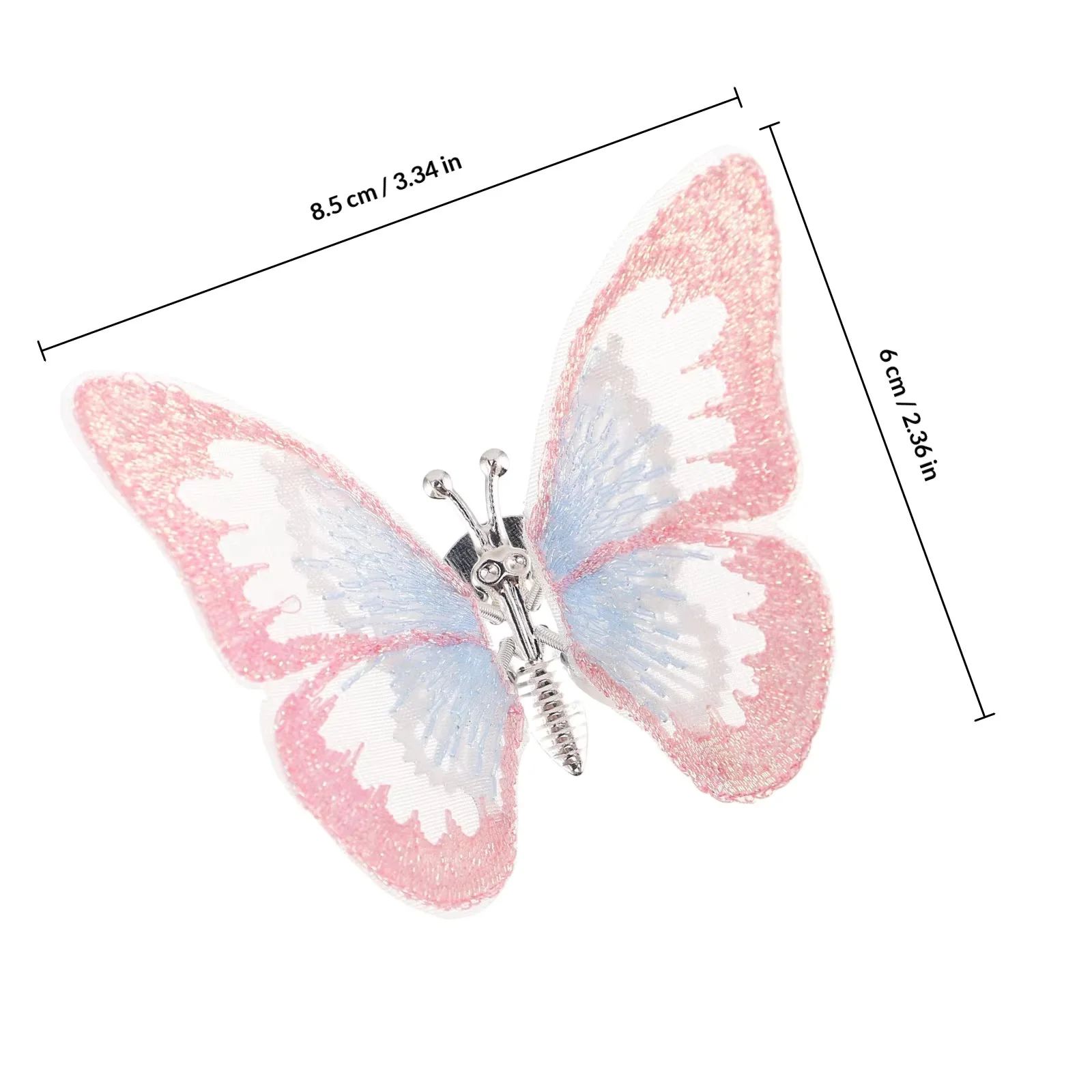 6/12PCS 3D Moving Butterfly Em - مراجعة Embroidery Design 3D وسعره