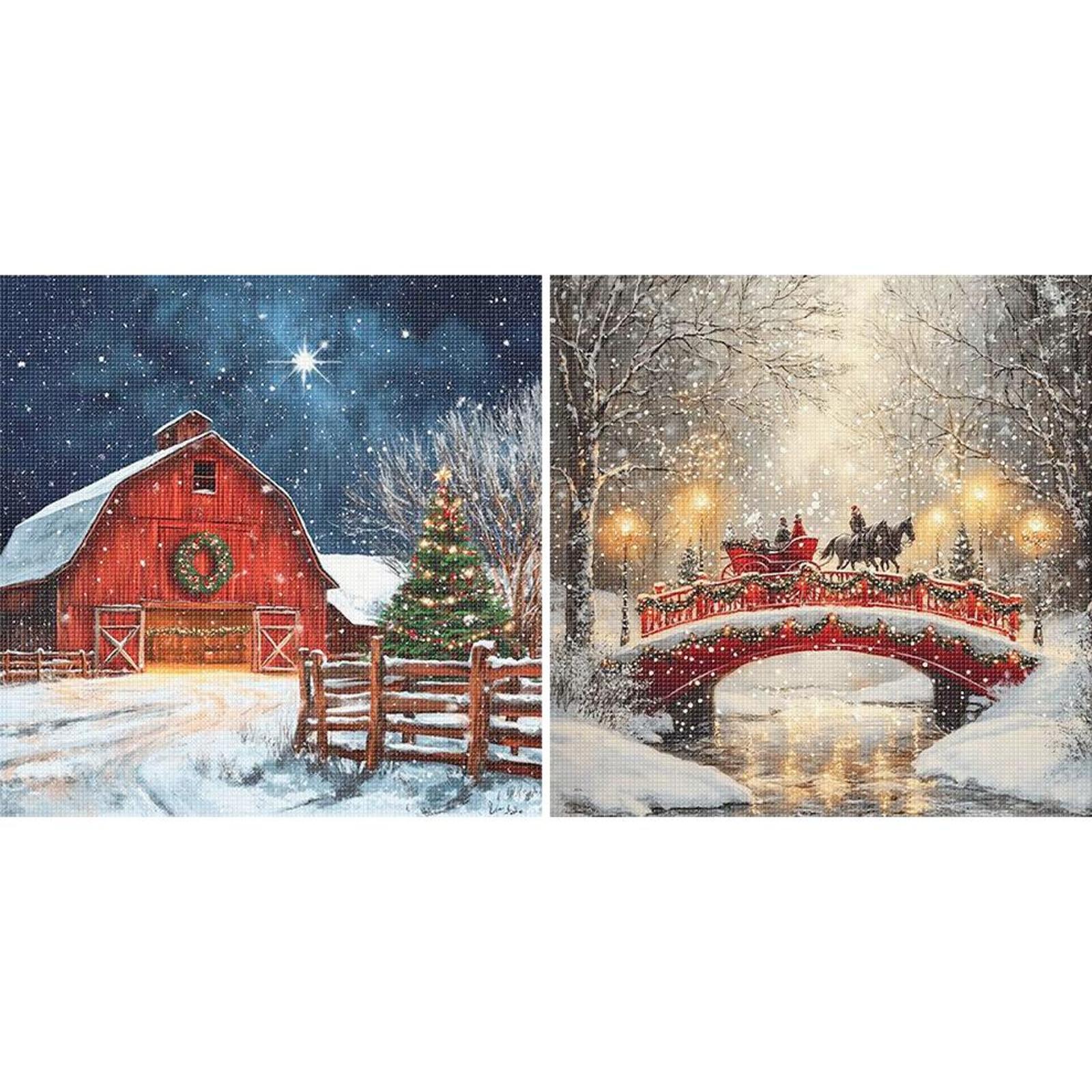 Full Embroidery cotton Thread  - مراجعة Embroidery Xmas Decorations وسعره