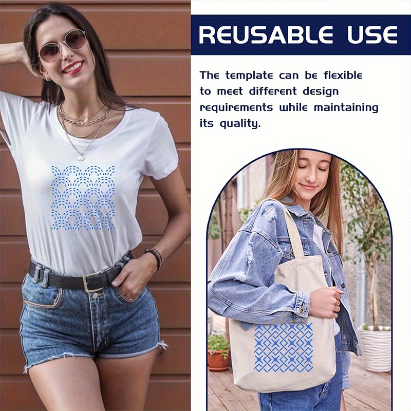 30Pcs Embroidery Templates DIY - مراجعة Embroidery Pattern وسعره