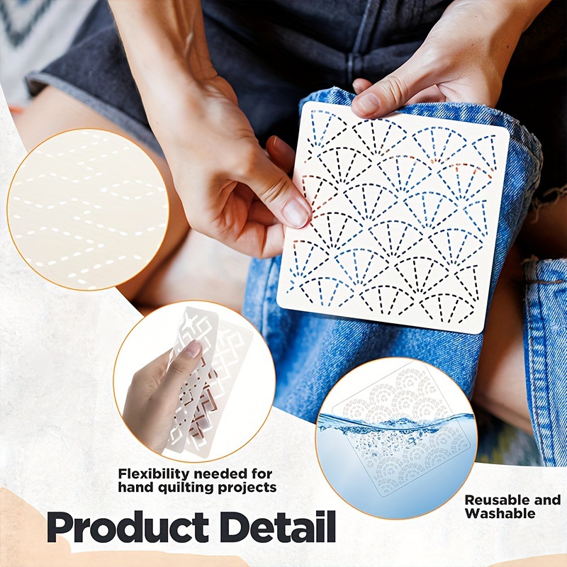 30Pcs Embroidery Templates DIY - مراجعة Embroidery Pattern وسعره