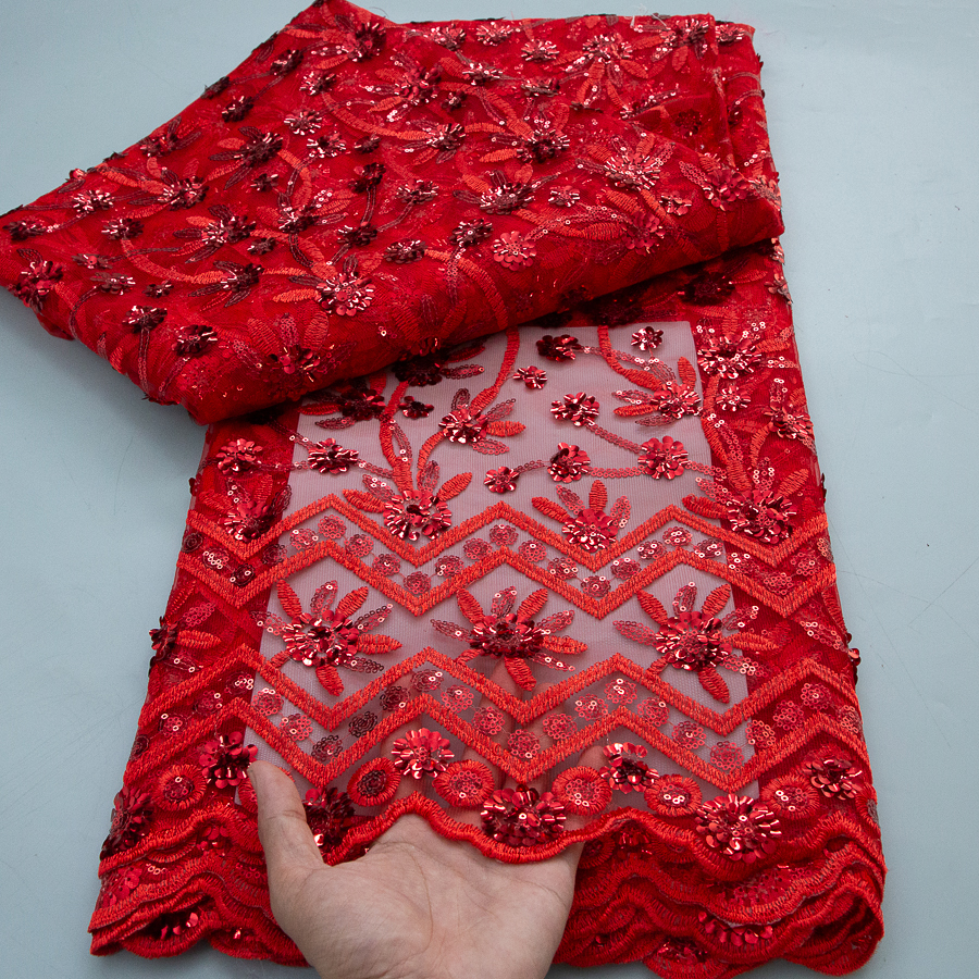 2026 French Sequins Lace Fabri - مراجعة Embroidery Web وسعره
