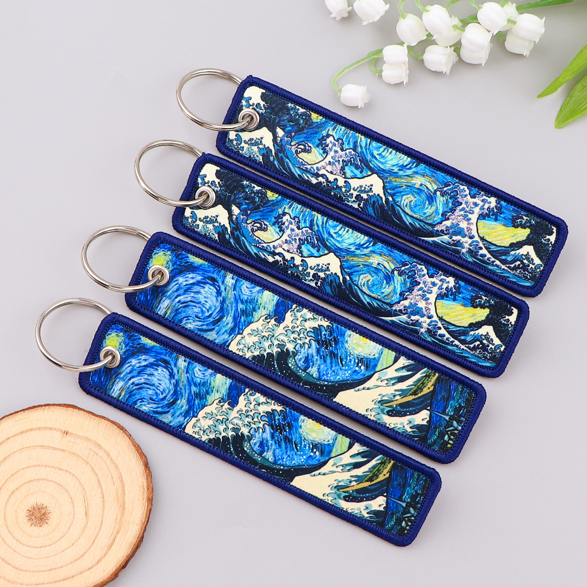 Van Gogh Embroidery Key Fobs K - مراجعة Embroidery Keychain وسعره