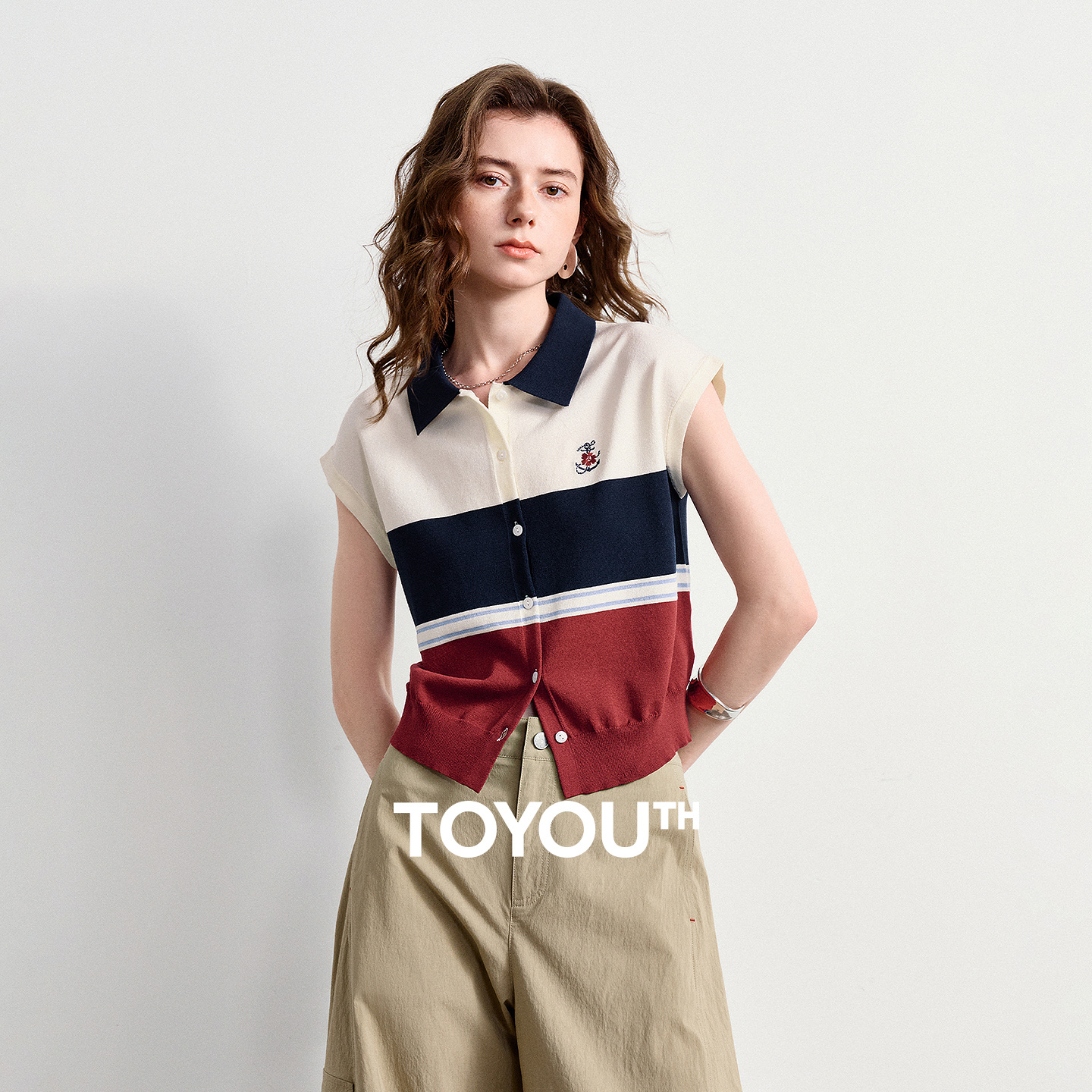 TOYOUTH Women Ice Silk Knit Po - مراجعة Embroidery Thread Yarn وسعره