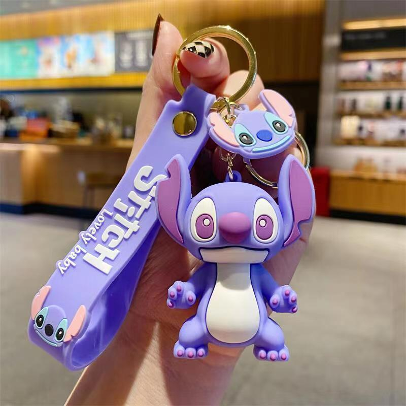 New Anime Stitch Toys Keychain - مراجعة Embroidery Keychain وسعره