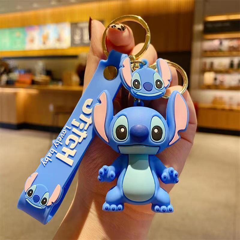 New Anime Stitch Toys Keychain - مراجعة Embroidery Keychain وسعره