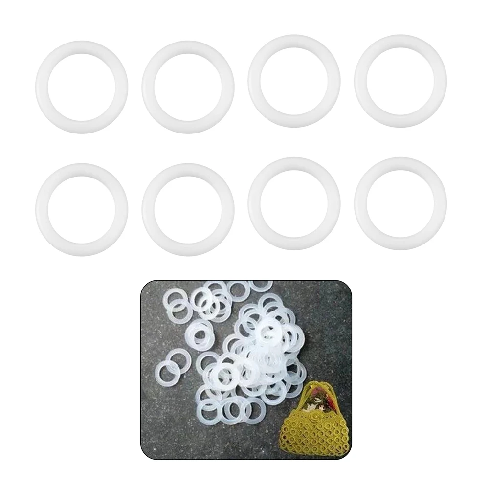 5/15/20/30pcs Crochet Rings DI - مراجعة Embroidery Hoop Plastic وسعره