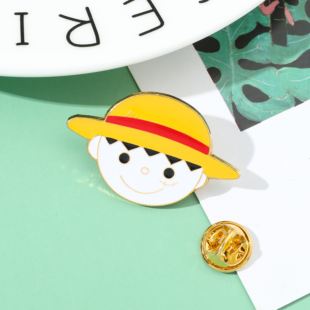 One Piece Brooch Anime Cartoon - مراجعة Embroidery Illustration وسعره