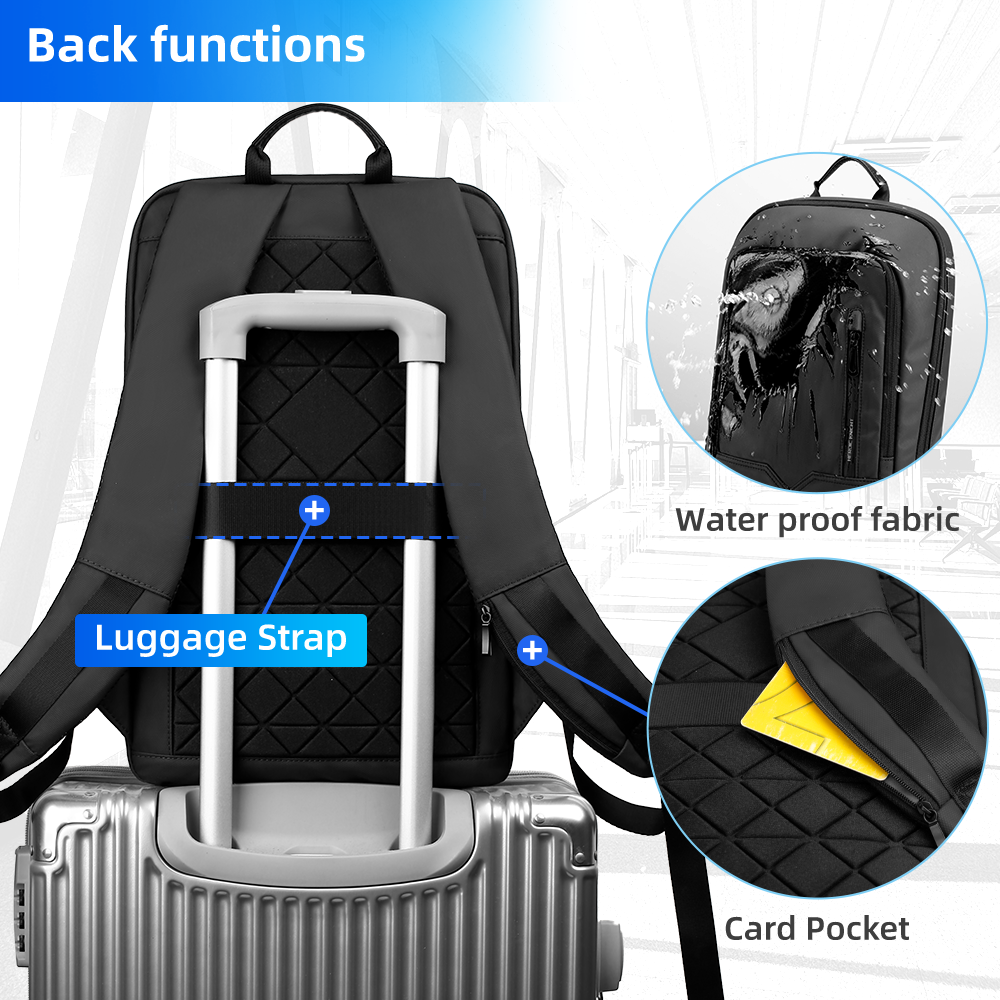 HK Slim Business Backpack for  - مراجعة Embroidery Keychain وسعره