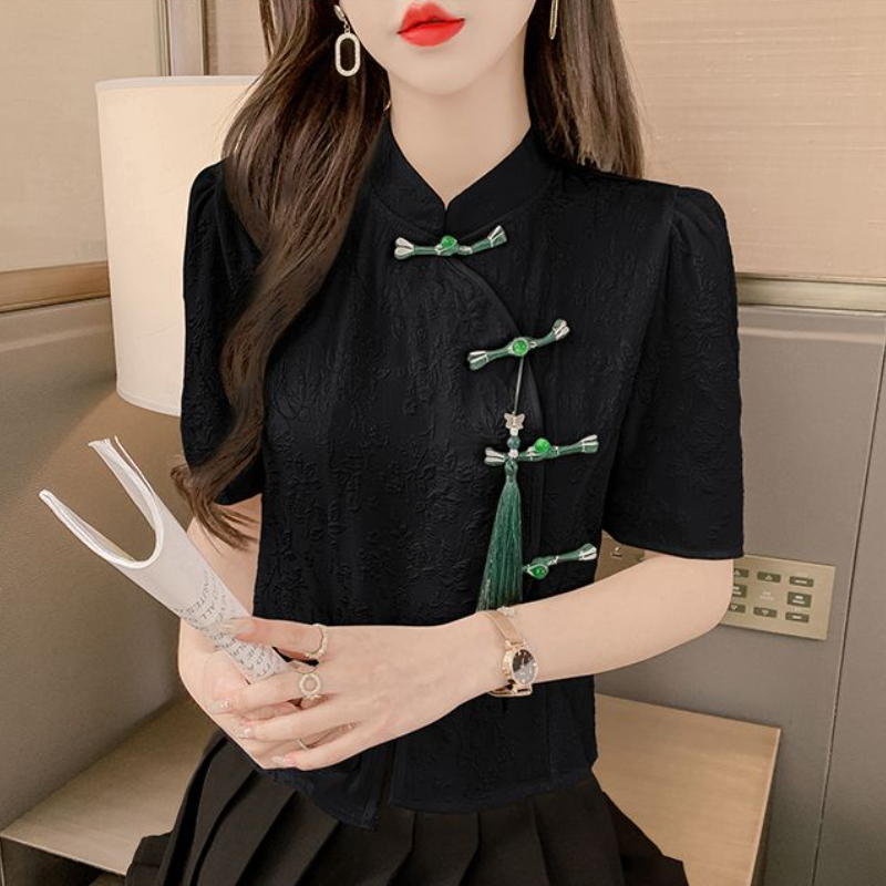 Vintage Blouses Women Fashion  - مراجعة Embroidery Online وسعره